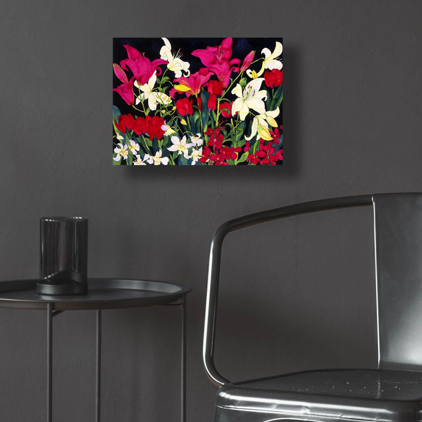 Epic Art 'Luscious Lilies' by Carissa Luminess, Acrylic Glass Wall Art,16x12