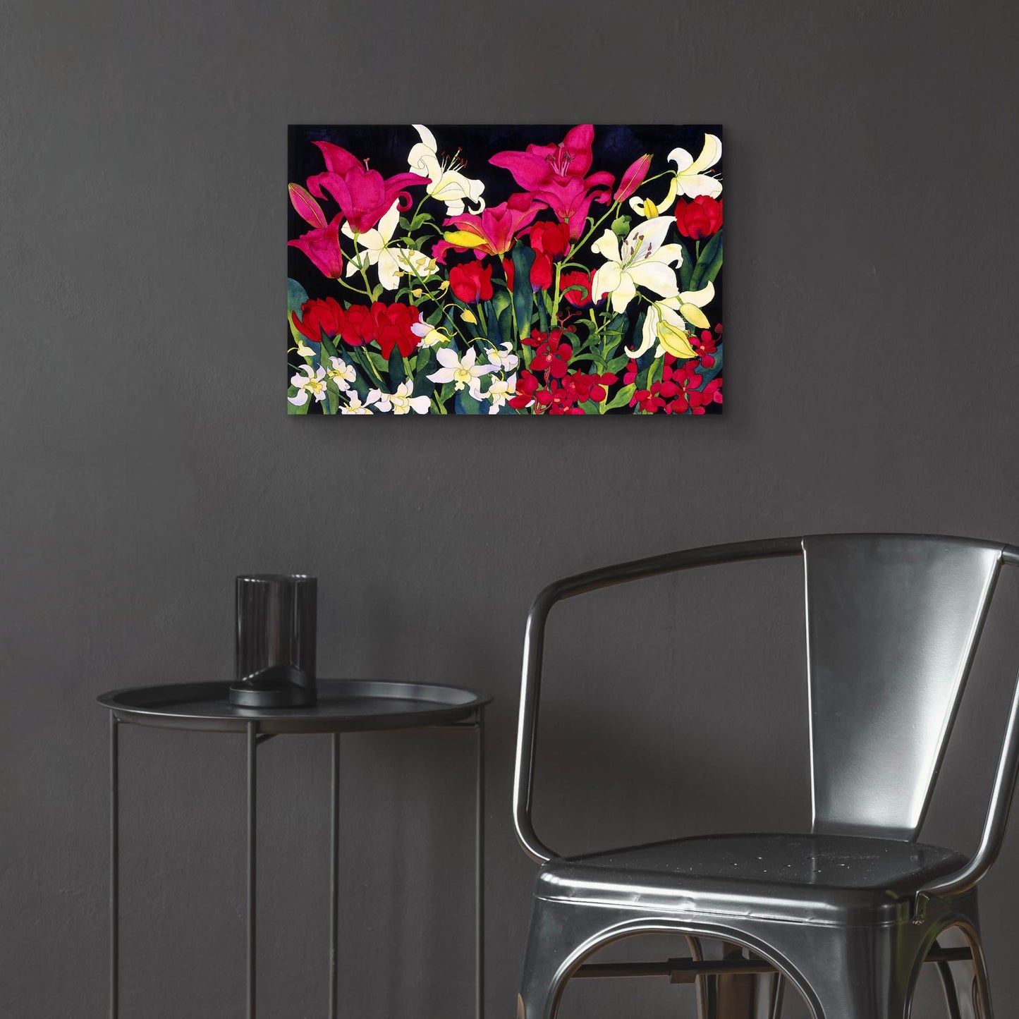 Epic Art 'Luscious Lilies' by Carissa Luminess, Acrylic Glass Wall Art,24x16