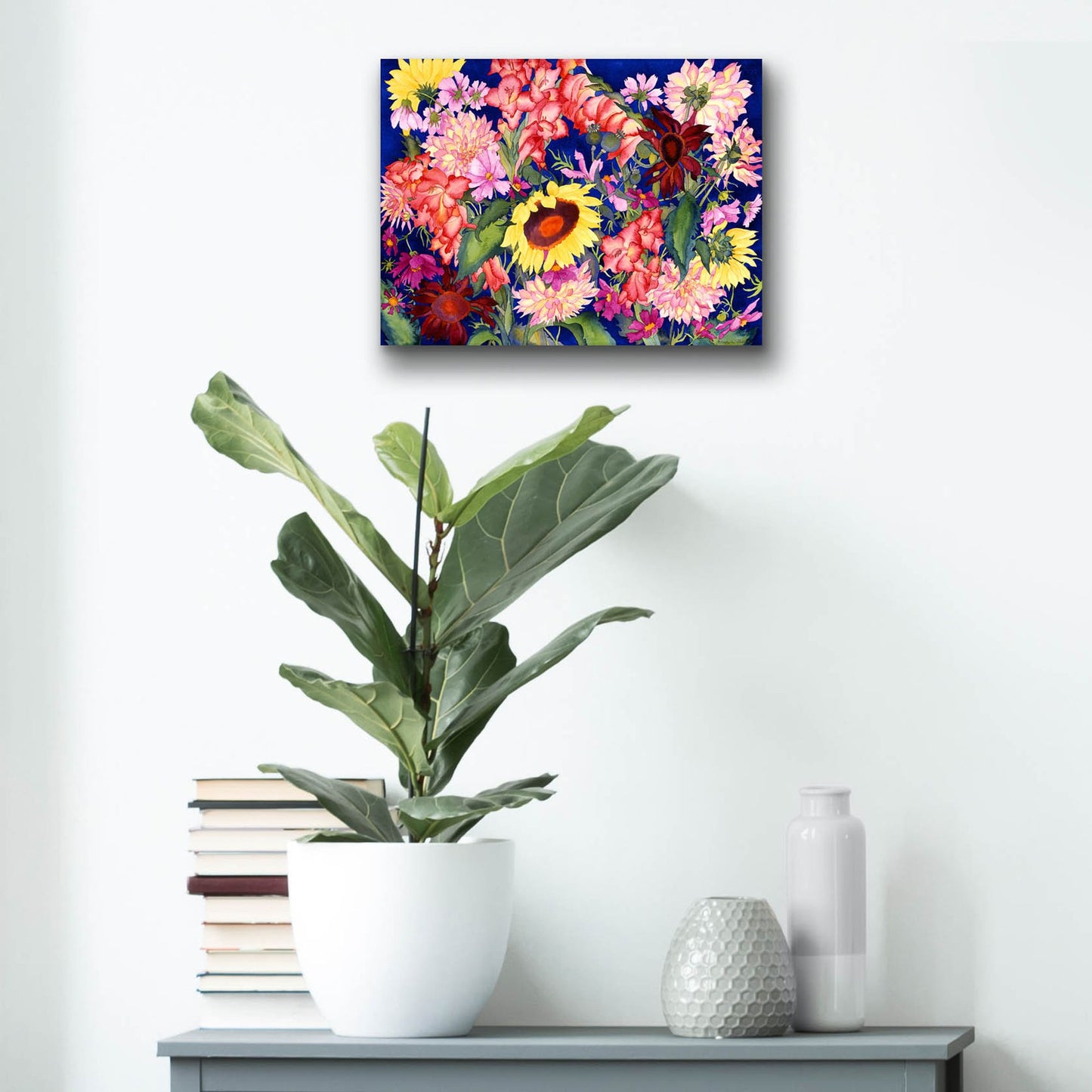 Epic Art 'Oregon Garden' by Carissa Luminess, Acrylic Glass Wall Art,16x12