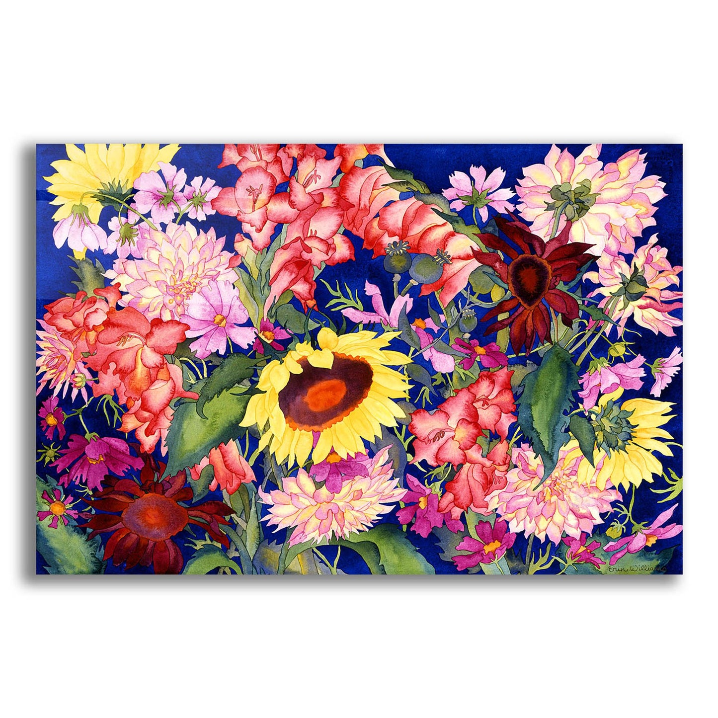 Epic Art 'Oregon Garden' by Carissa Luminess, Acrylic Glass Wall Art,16x12