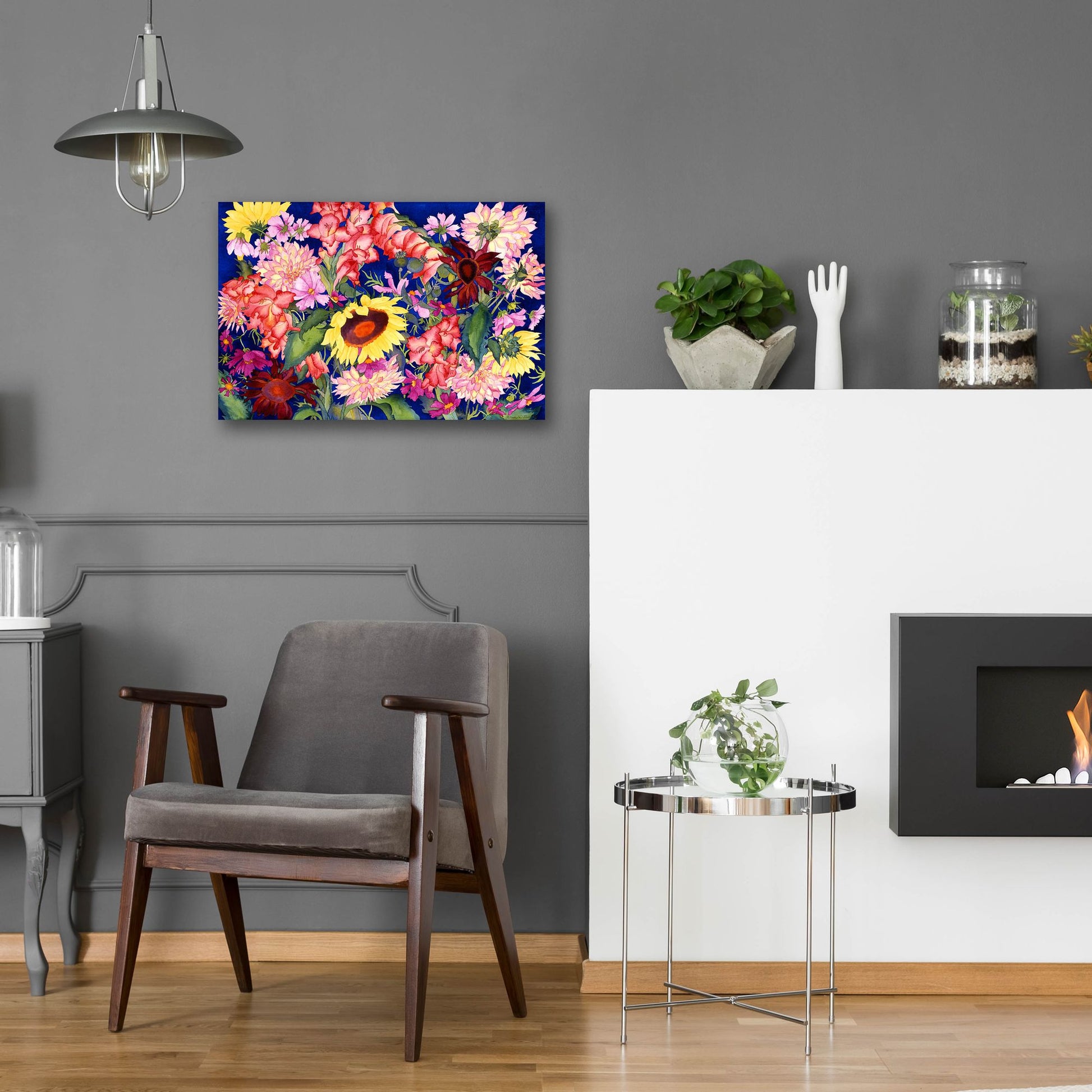 Epic Art 'Oregon Garden' by Carissa Luminess, Acrylic Glass Wall Art,24x16