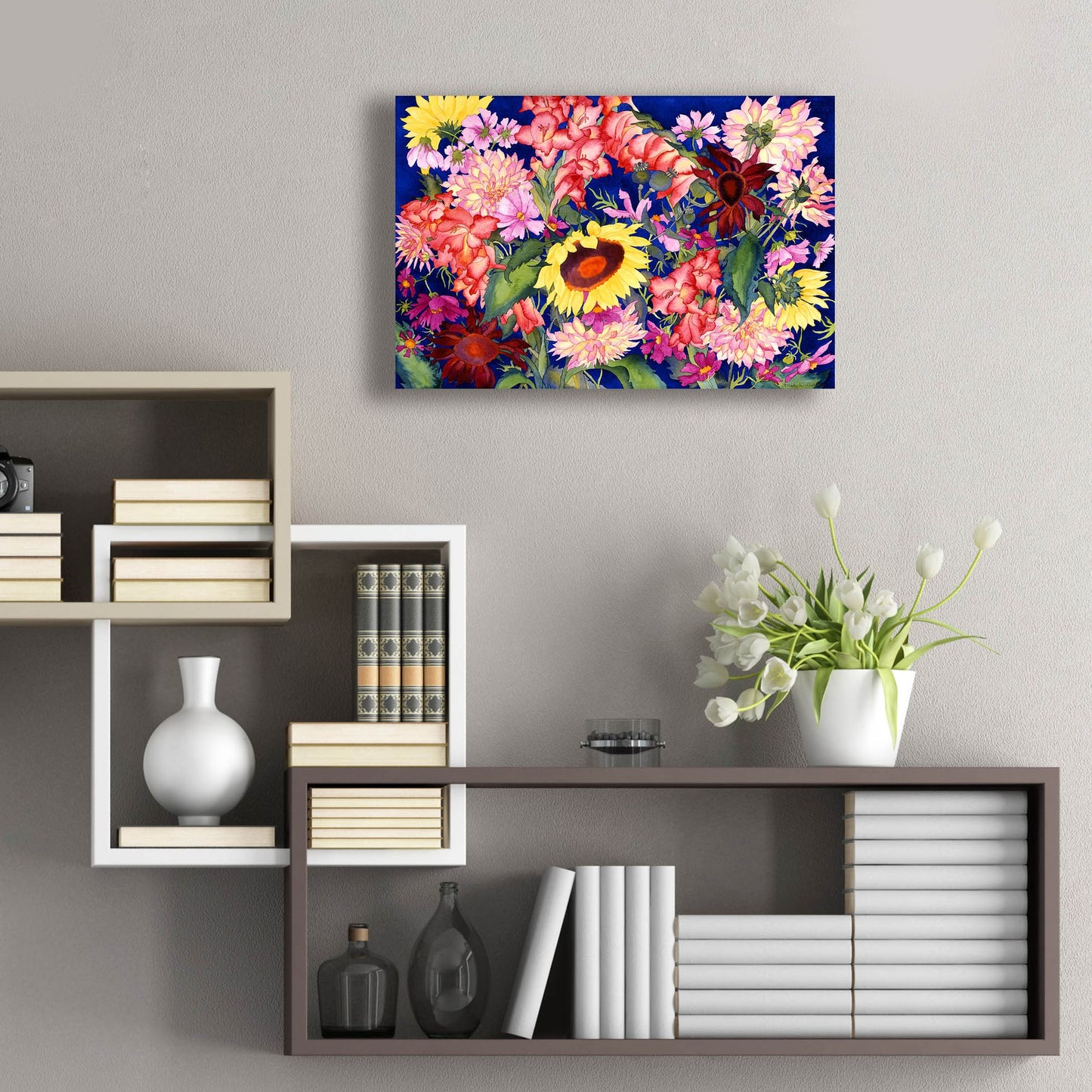 Epic Art 'Oregon Garden' by Carissa Luminess, Acrylic Glass Wall Art,24x16