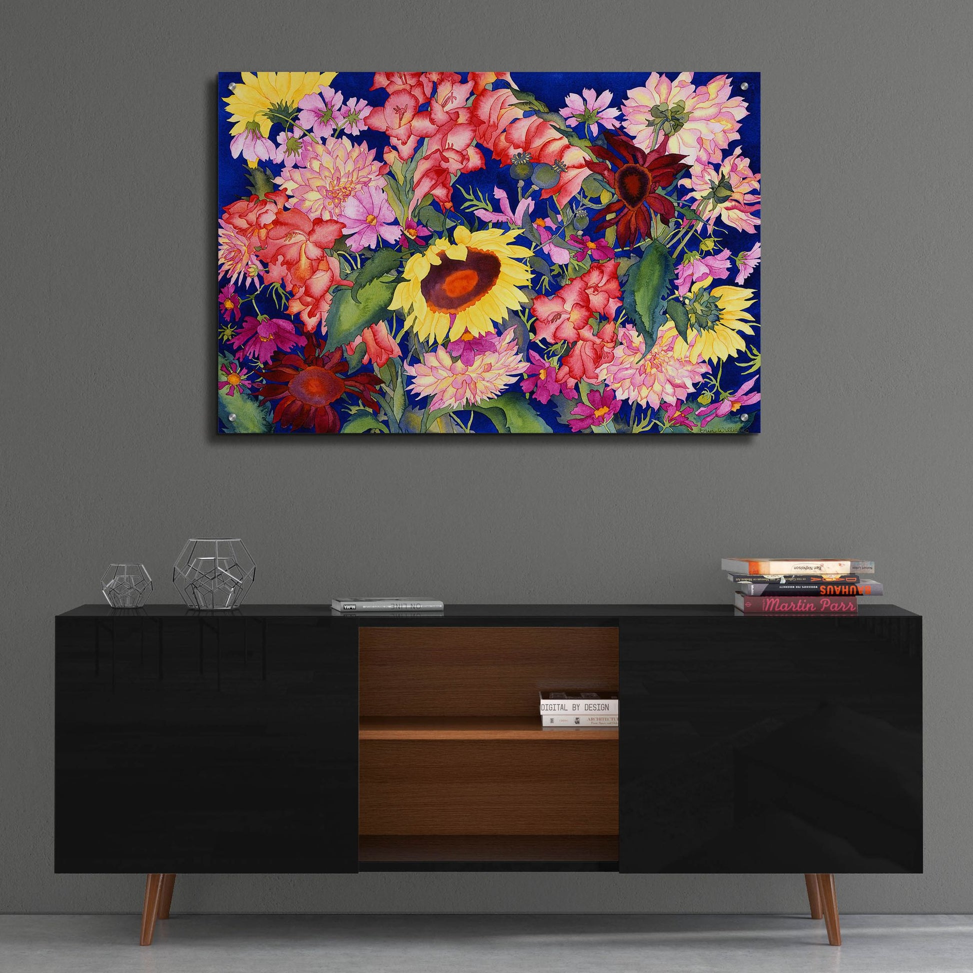 Epic Art 'Oregon Garden' by Carissa Luminess, Acrylic Glass Wall Art,36x24