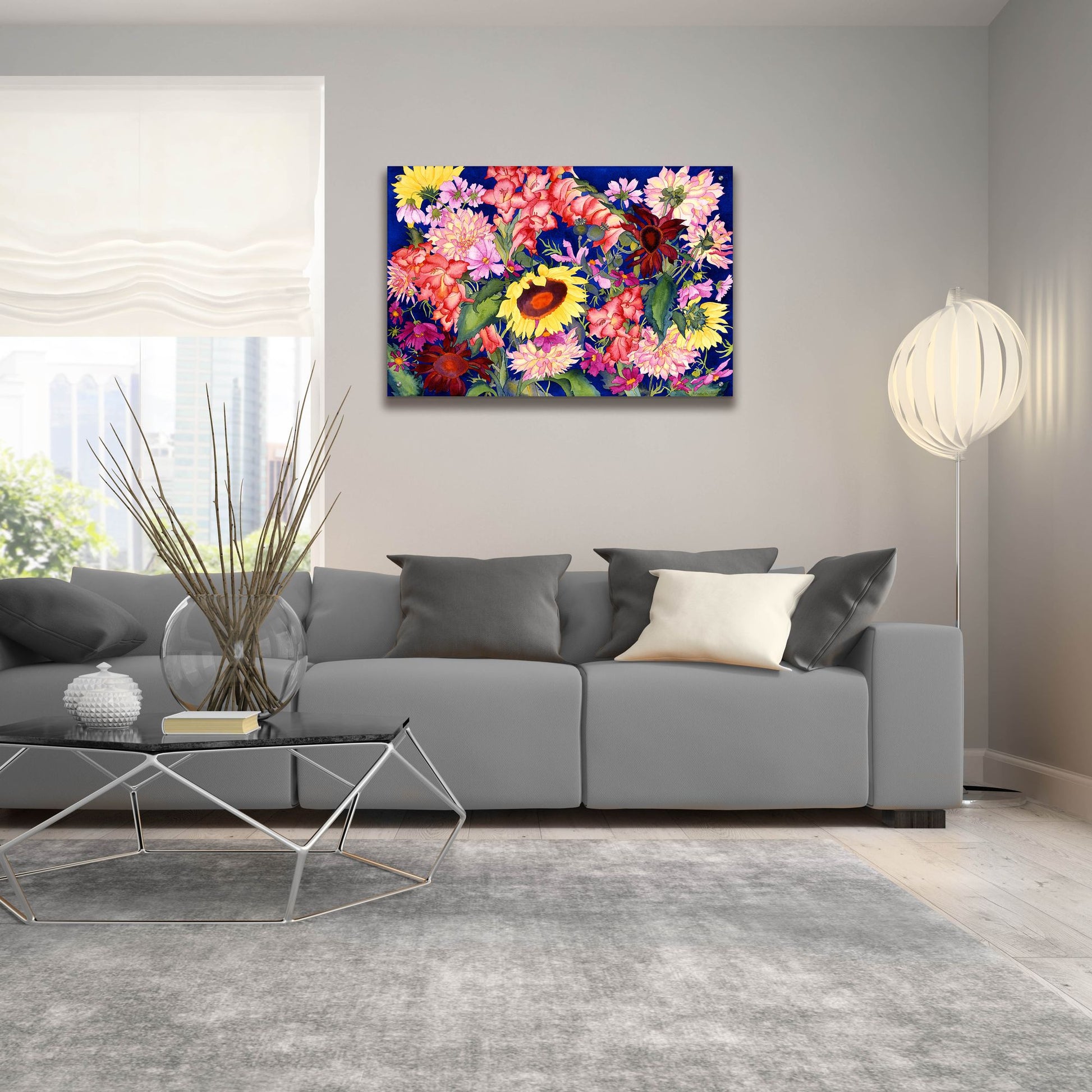 Epic Art 'Oregon Garden' by Carissa Luminess, Acrylic Glass Wall Art,36x24