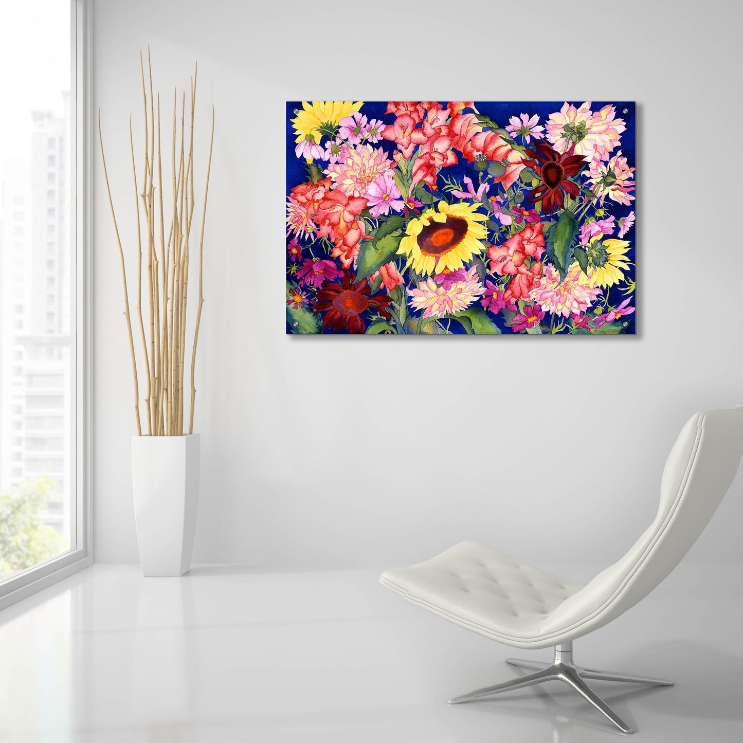 Epic Art 'Oregon Garden' by Carissa Luminess, Acrylic Glass Wall Art,36x24