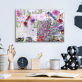 Peaceable Garden by Carissa Luminess - 16x12 acrylic wall art in a room