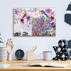 Peaceable Garden by Carissa Luminess - 16x12 acrylic wall art in a room