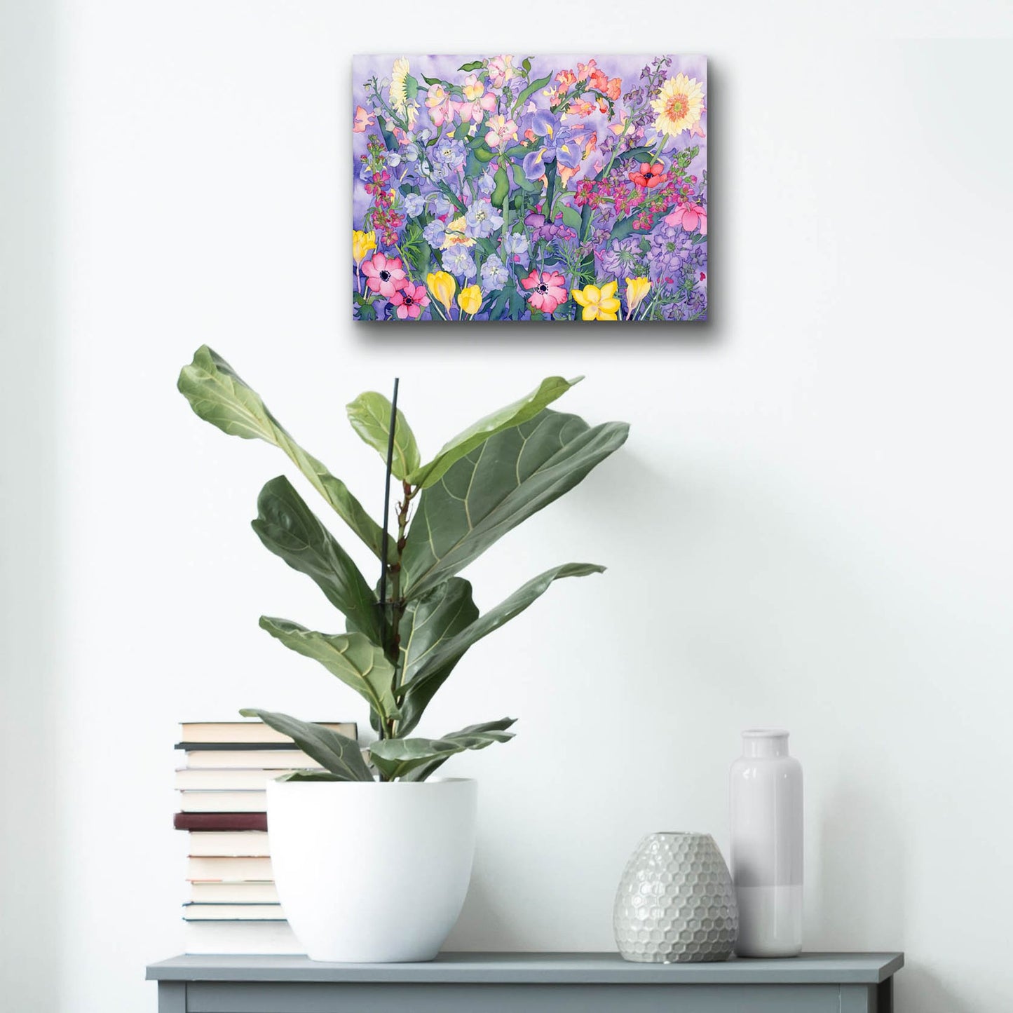 Epic Art 'Soft Spring' by Carissa Luminess, Acrylic Glass Wall Art,16x12