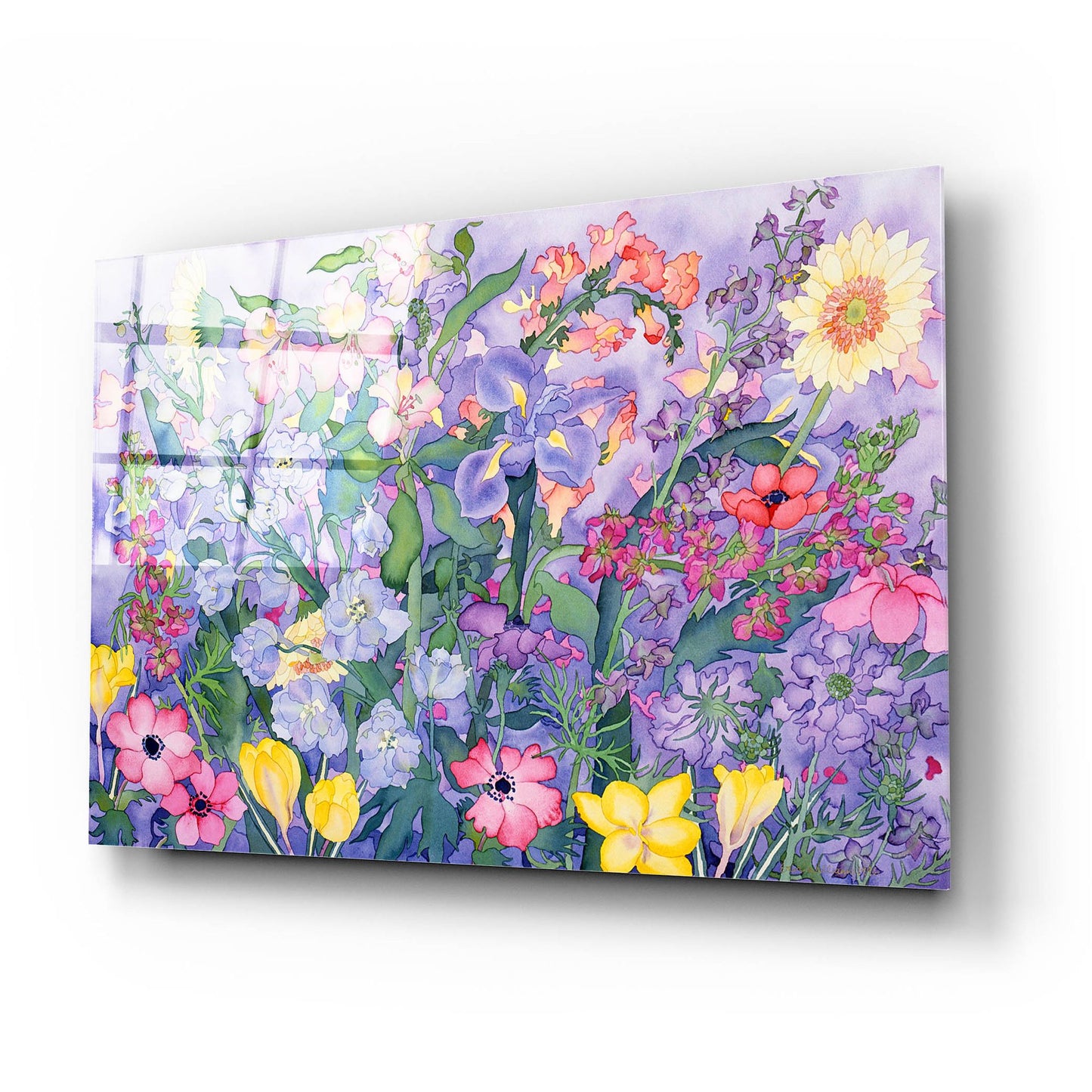 Epic Art 'Soft Spring' by Carissa Luminess, Acrylic Glass Wall Art,24x16