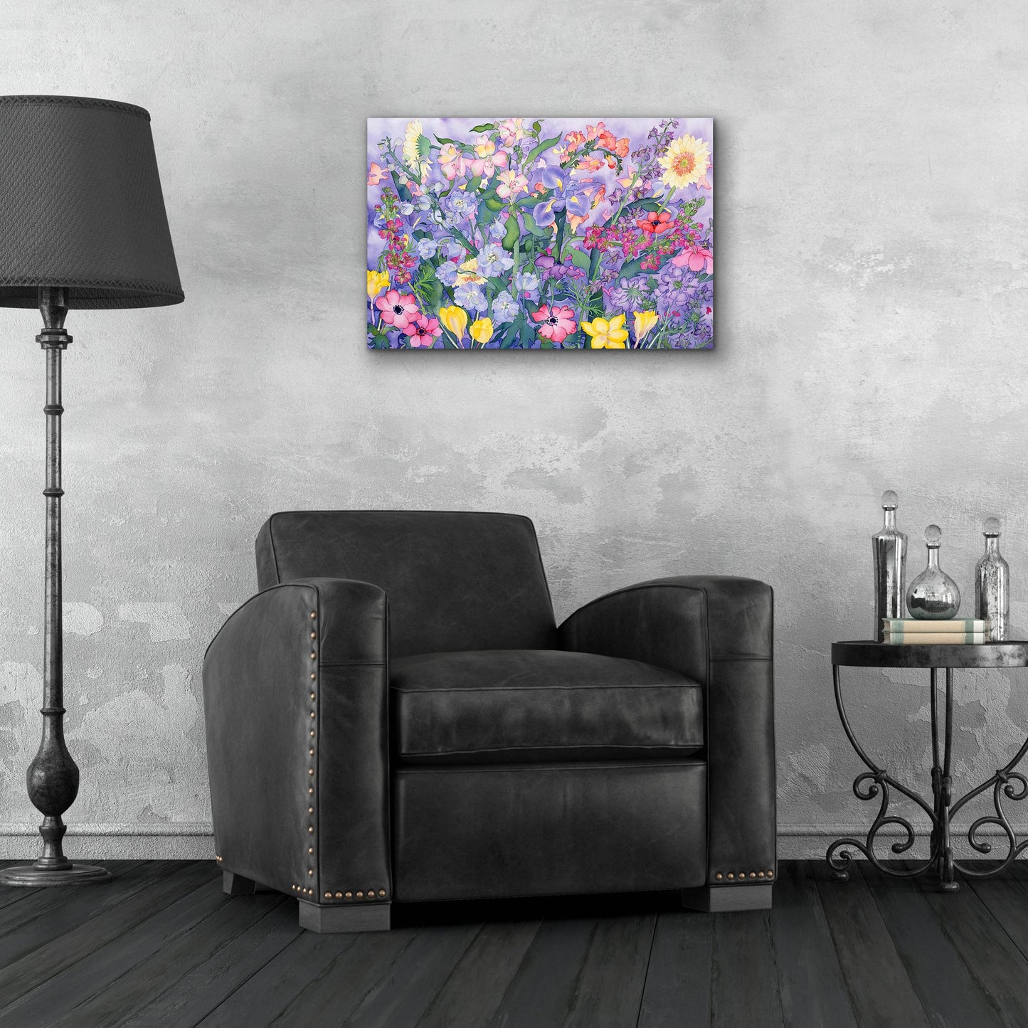 Epic Art 'Soft Spring' by Carissa Luminess, Acrylic Glass Wall Art,24x16