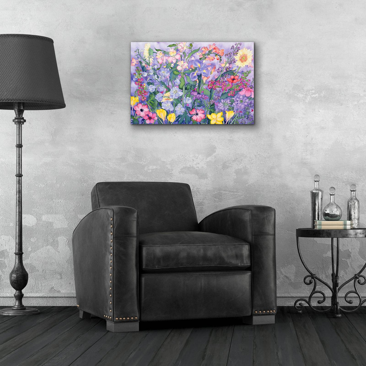 Soft Spring by Carissa Luminess - 24x16 acrylic wall art in a room