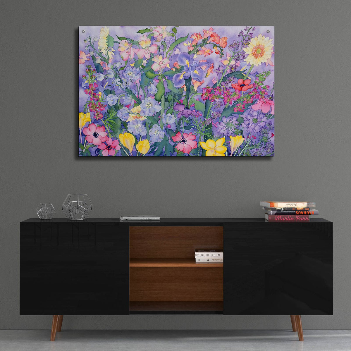 Soft Spring by Carissa Luminess - 36x24 acrylic wall art in a room