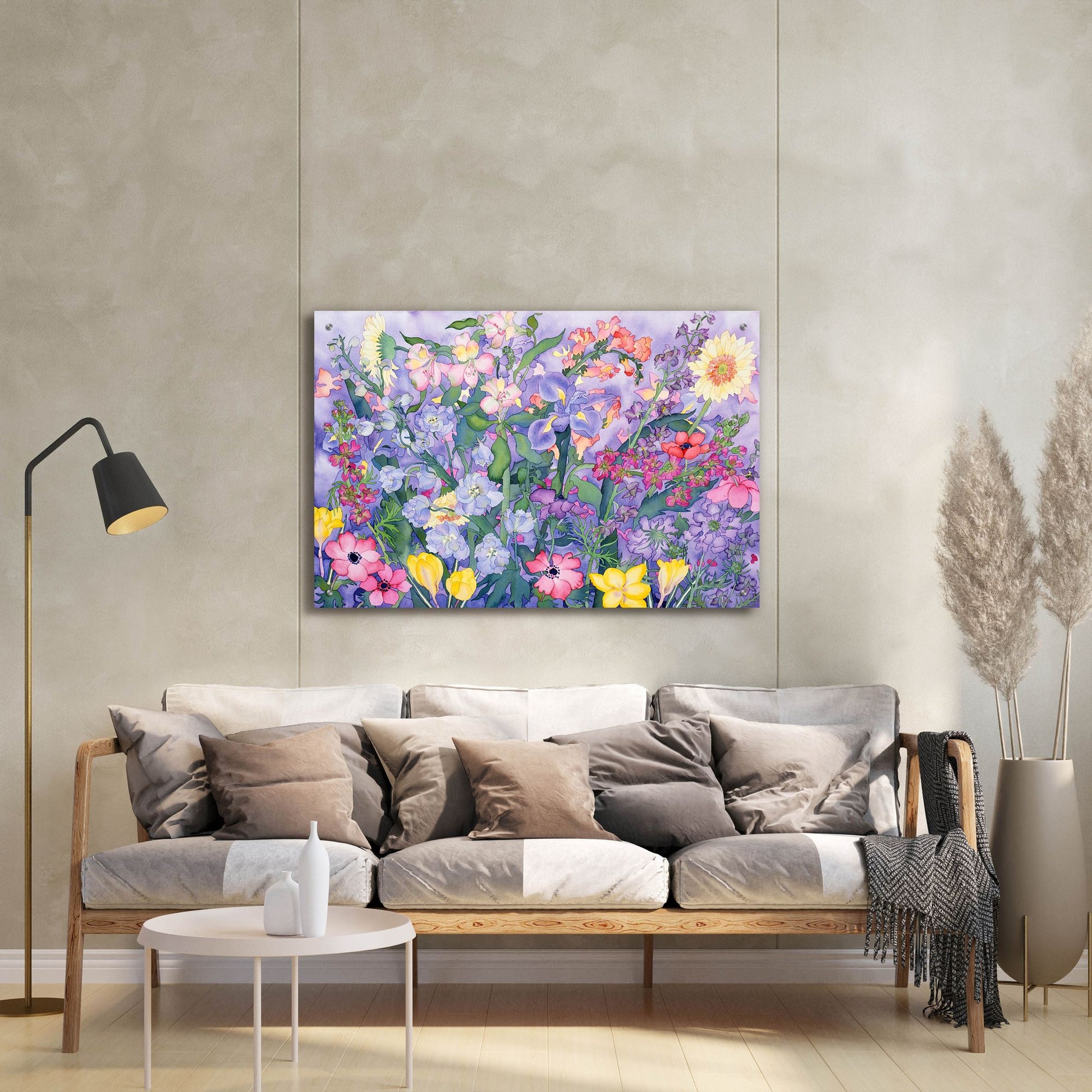 Epic Art 'Soft Spring' by Carissa Luminess, Acrylic Glass Wall Art,36x24