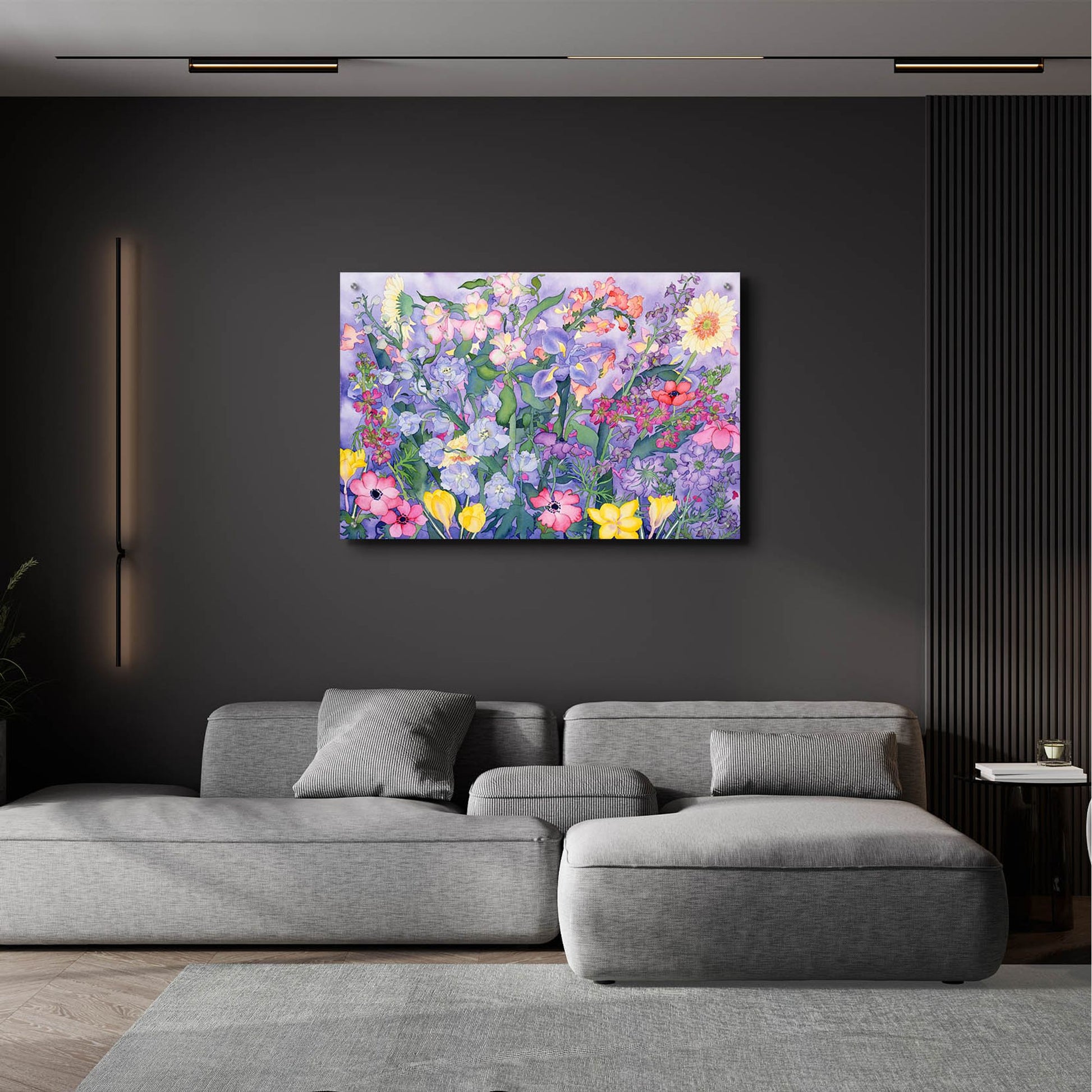 Epic Art 'Soft Spring' by Carissa Luminess, Acrylic Glass Wall Art,36x24