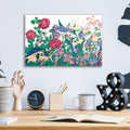 Turtle With Butterfly by Carissa Luminess - 16x12 acrylic wall art in a room