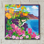Delicious Day- Square by Carissa Luminess - 12x12 acrylic wall art in a room