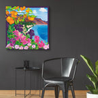 Delicious Day- Square by Carissa Luminess - 36x36 acrylic wall art in a room