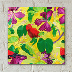 Liwis in Orchid Tree - Repeat Pattern by Carissa Luminess - 12x12 acrylic wall art in a room