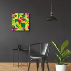 Liwis in Orchid Tree - Repeat Pattern by Carissa Luminess - 24x24 acrylic wall art in a room