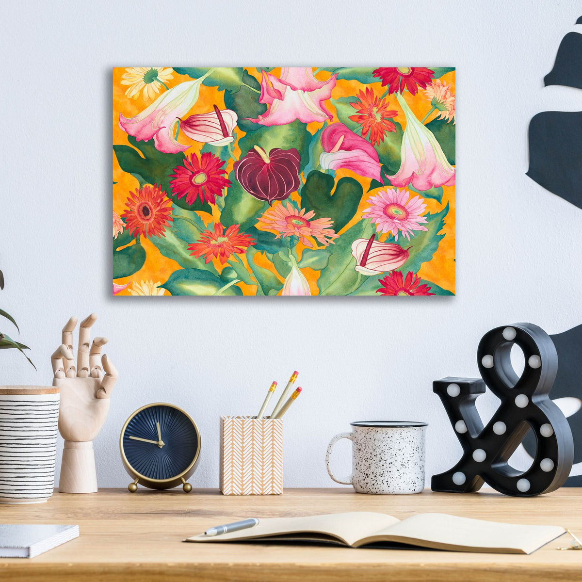 Heavenly Divine- Lead Pattern by Carissa Luminess - 16x12 acrylic wall art in a room