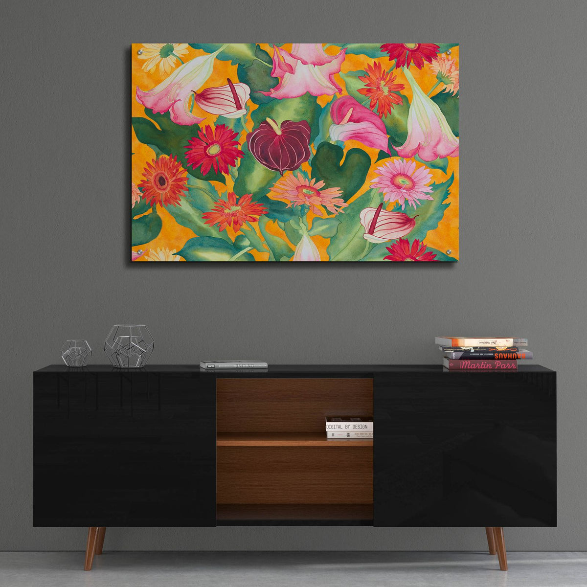 Heavenly Divine- Lead Pattern by Carissa Luminess - 36x24 acrylic wall art in a room