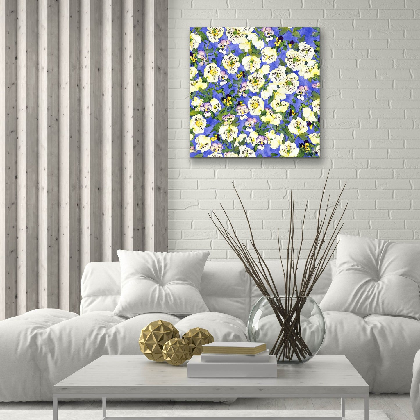 Epic Art 'Fertile Rising Pattern - Helibores' by Carissa Luminess, Acrylic Glass Wall Art,24x24