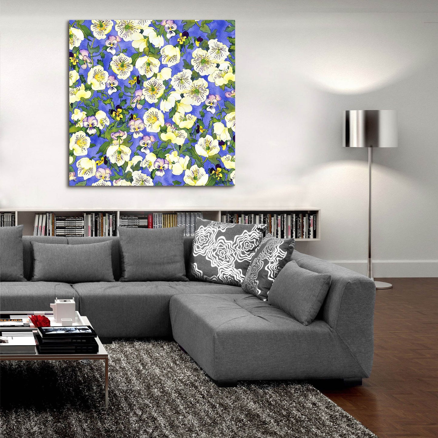 Epic Art 'Fertile Rising Pattern - Helibores' by Carissa Luminess, Acrylic Glass Wall Art,36x36