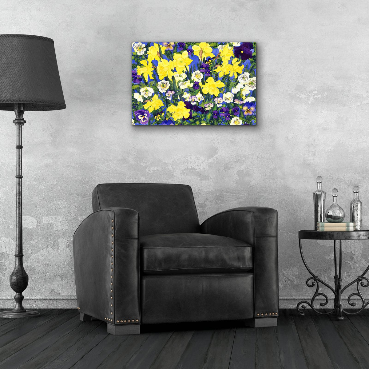 Fertile Rising Pattern - Lead by Carissa Luminess - 24x16 acrylic wall art in a room