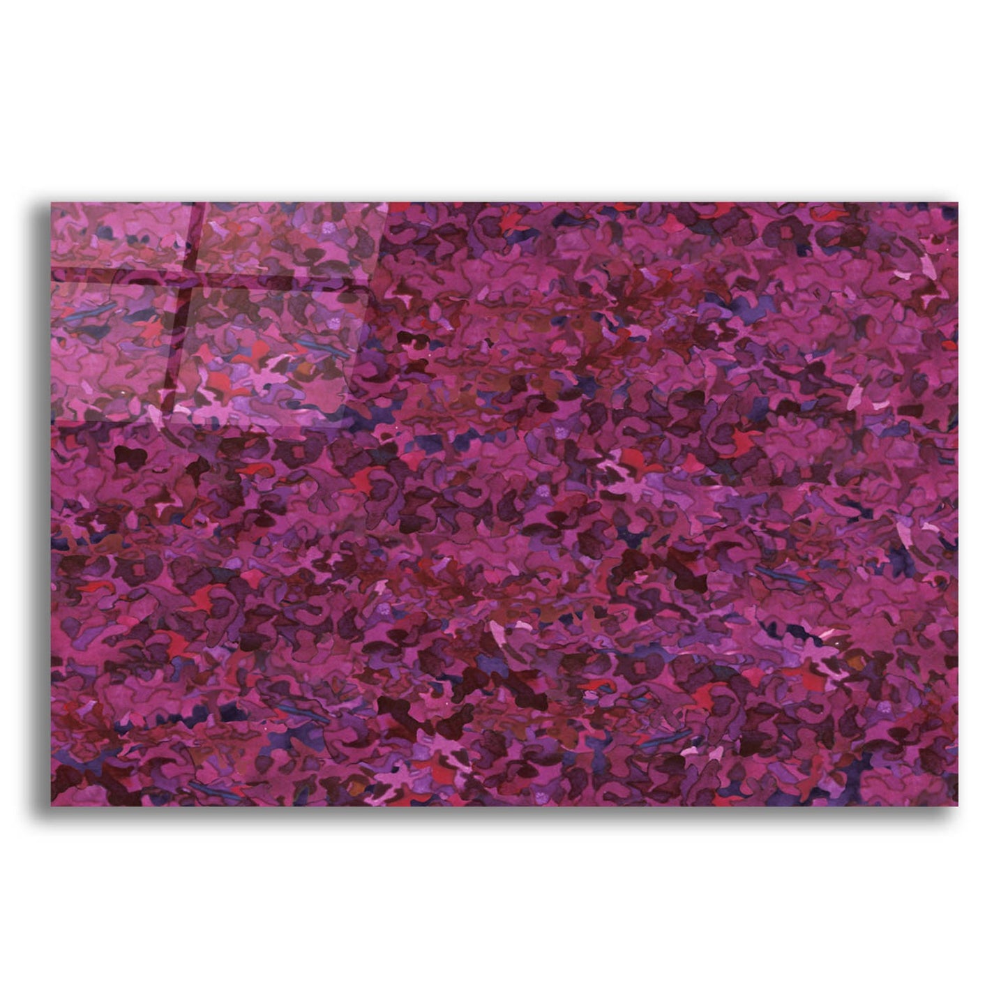 Epic Art 'Dance Of Love- Larkspur Repeat' by Carissa Luminess, Acrylic Glass Wall Art,16x12