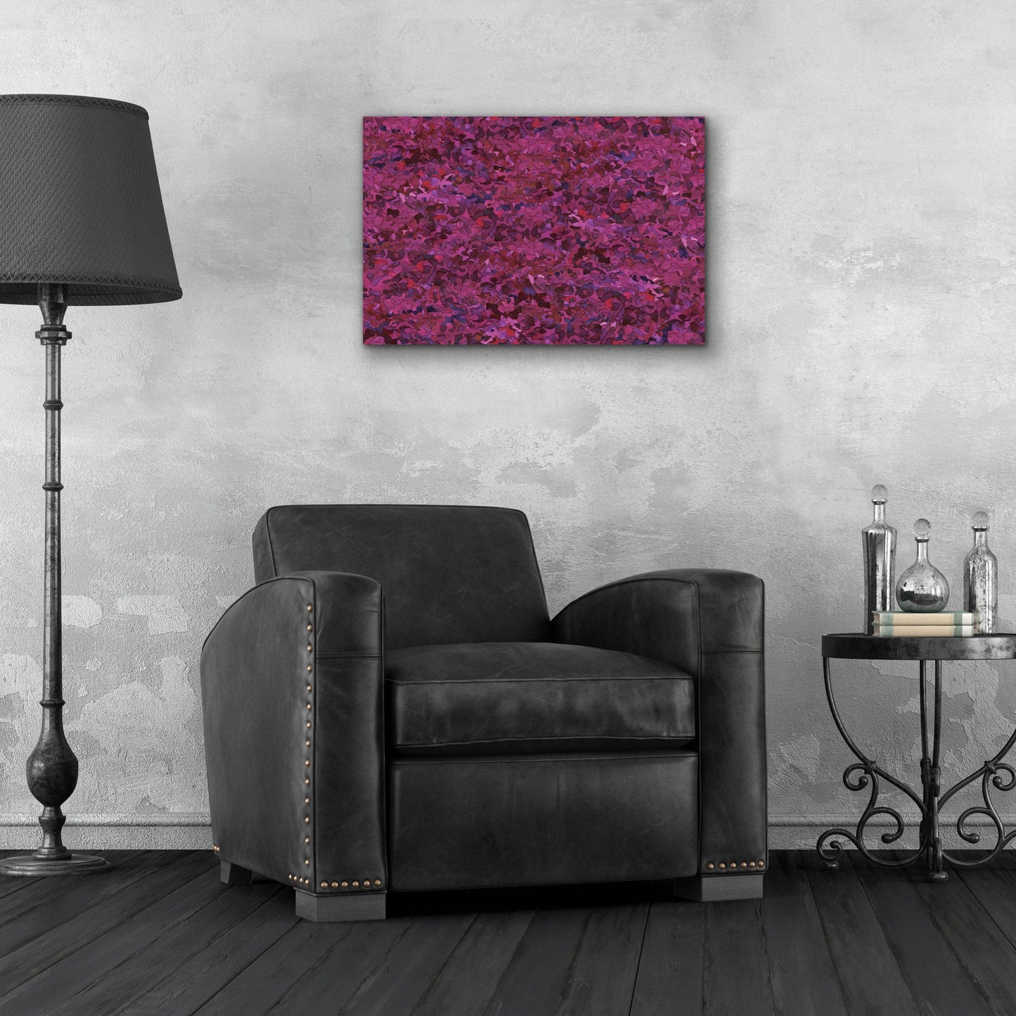 Epic Art 'Dance Of Love- Larkspur Repeat' by Carissa Luminess, Acrylic Glass Wall Art,24x16