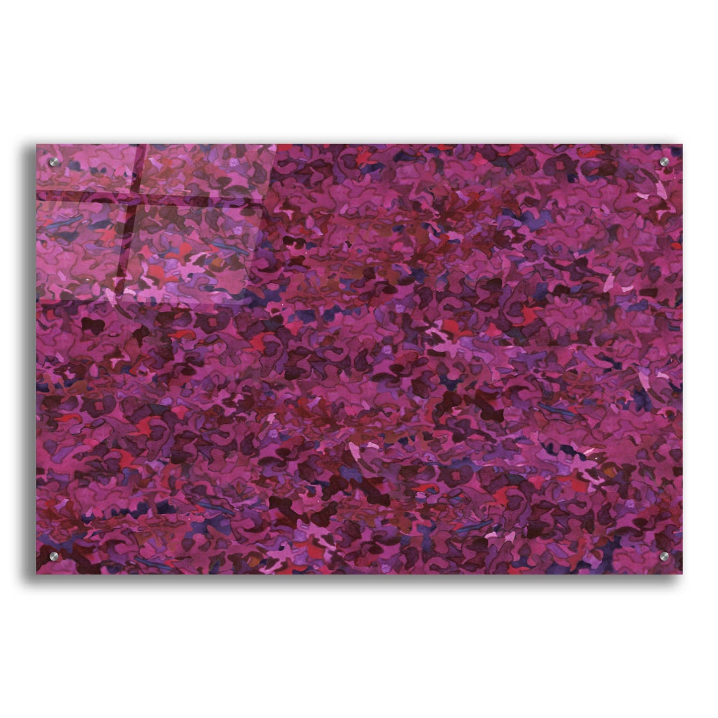 Epic Art 'Dance Of Love- Larkspur Repeat' by Carissa Luminess, Acrylic Glass Wall Art,36x24