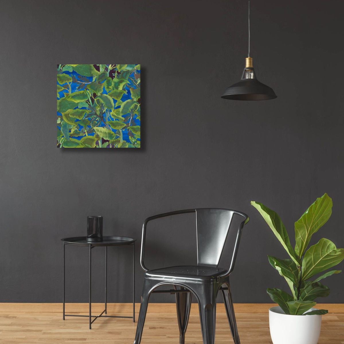 Dance Of Love- Leaf Repeat by Carissa Luminess - 24x24 acrylic wall art in a room