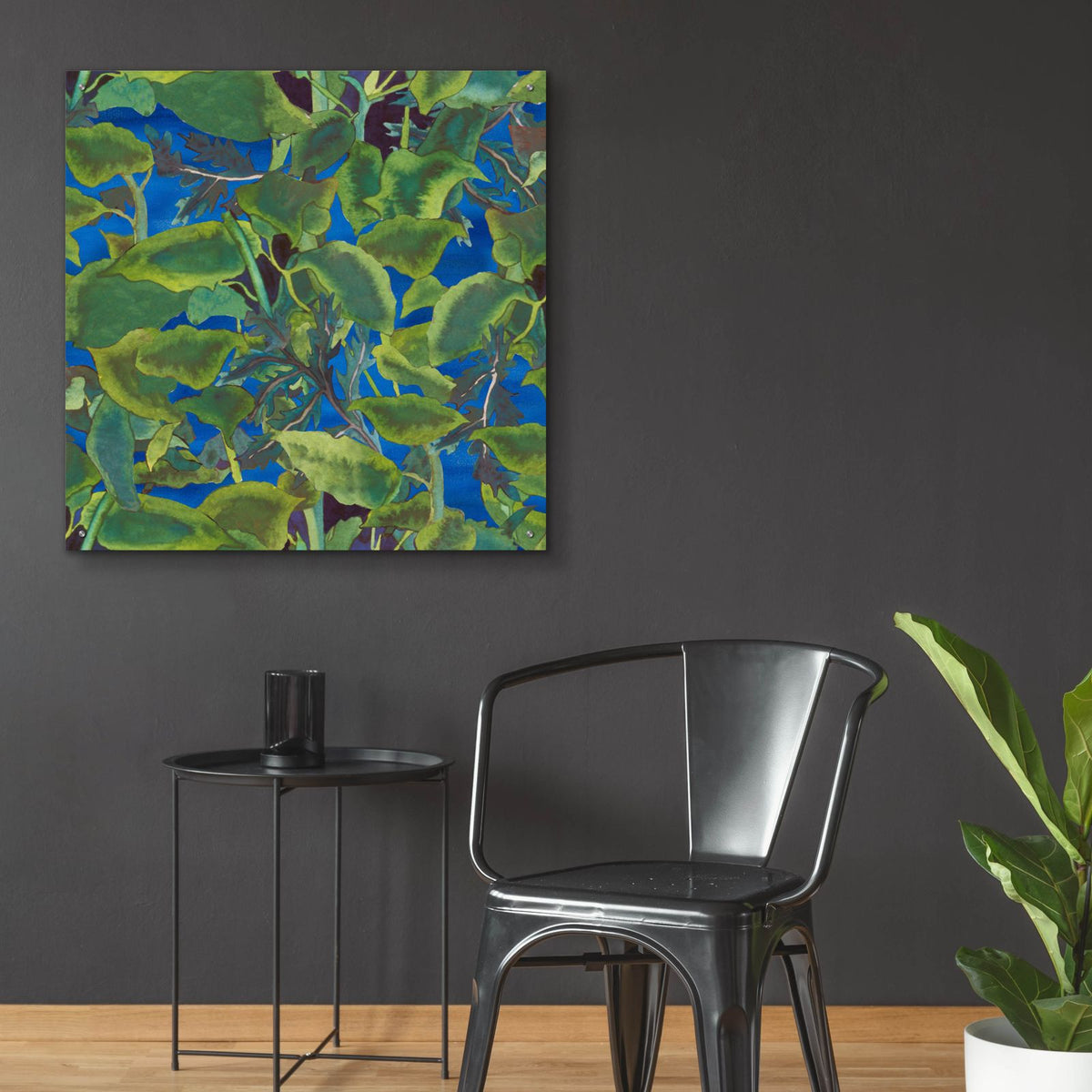 Dance Of Love- Leaf Repeat by Carissa Luminess - 36x36 acrylic wall art in a room