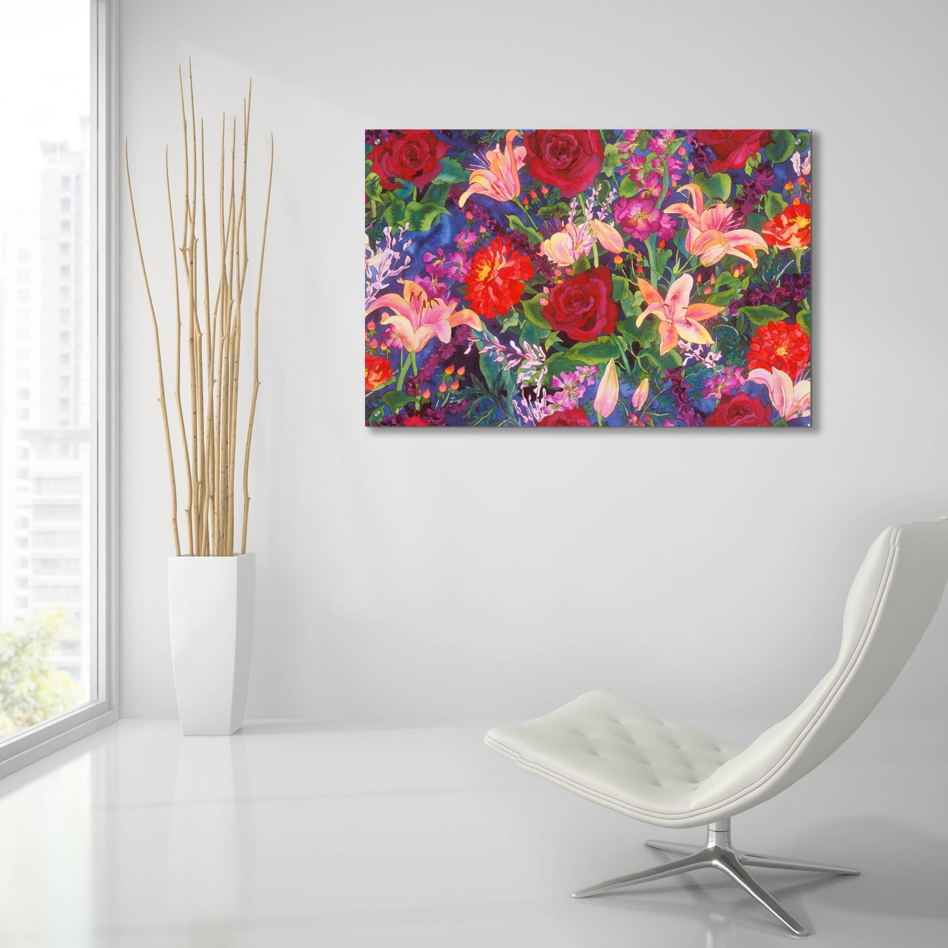 Epic Art 'Dance Of Love- Main Pattern' by Carissa Luminess, Acrylic Glass Wall Art,36x24