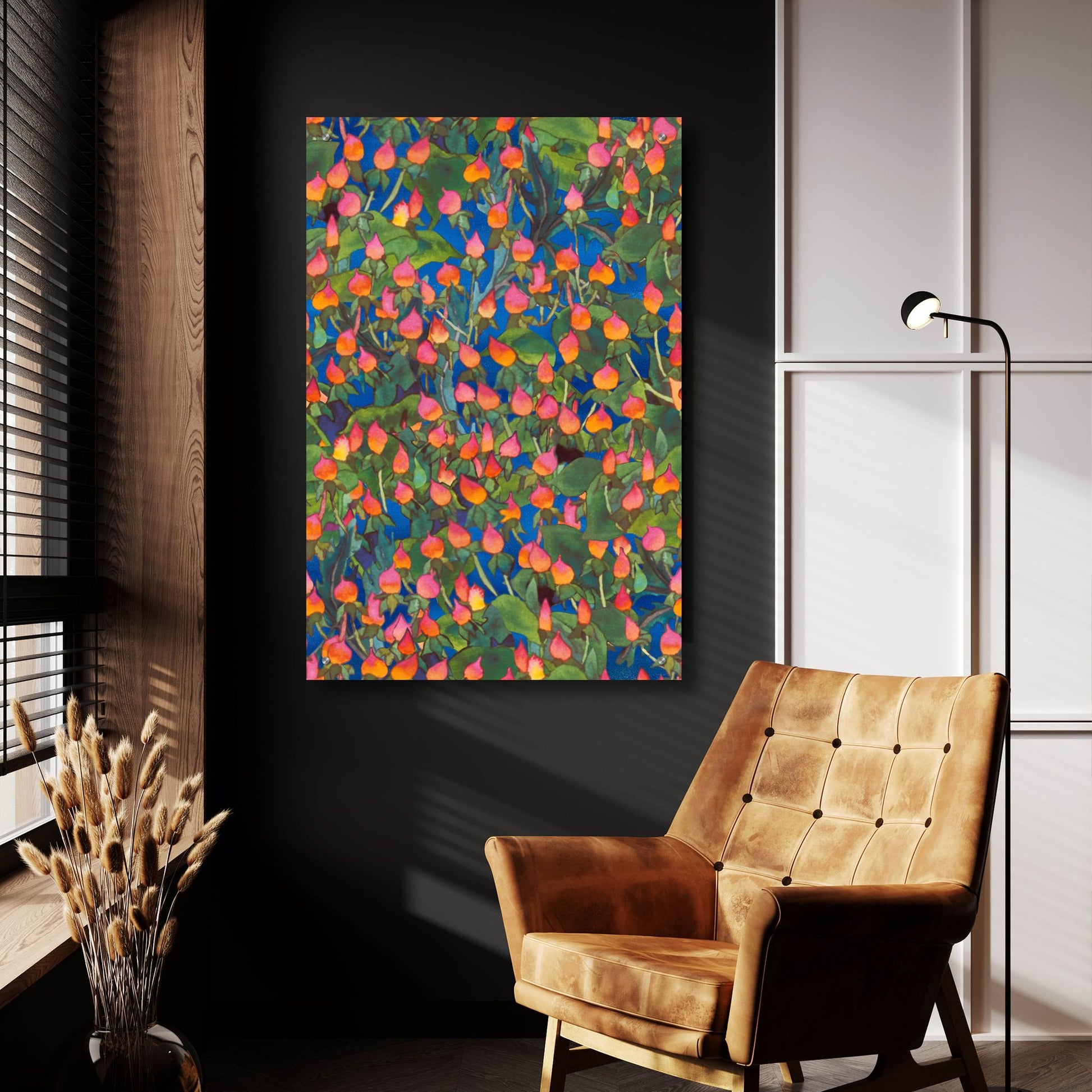 Epic Art 'Dance Of Love- Small Flower Repeat' by Carissa Luminess, Acrylic Glass Wall Art,24x36