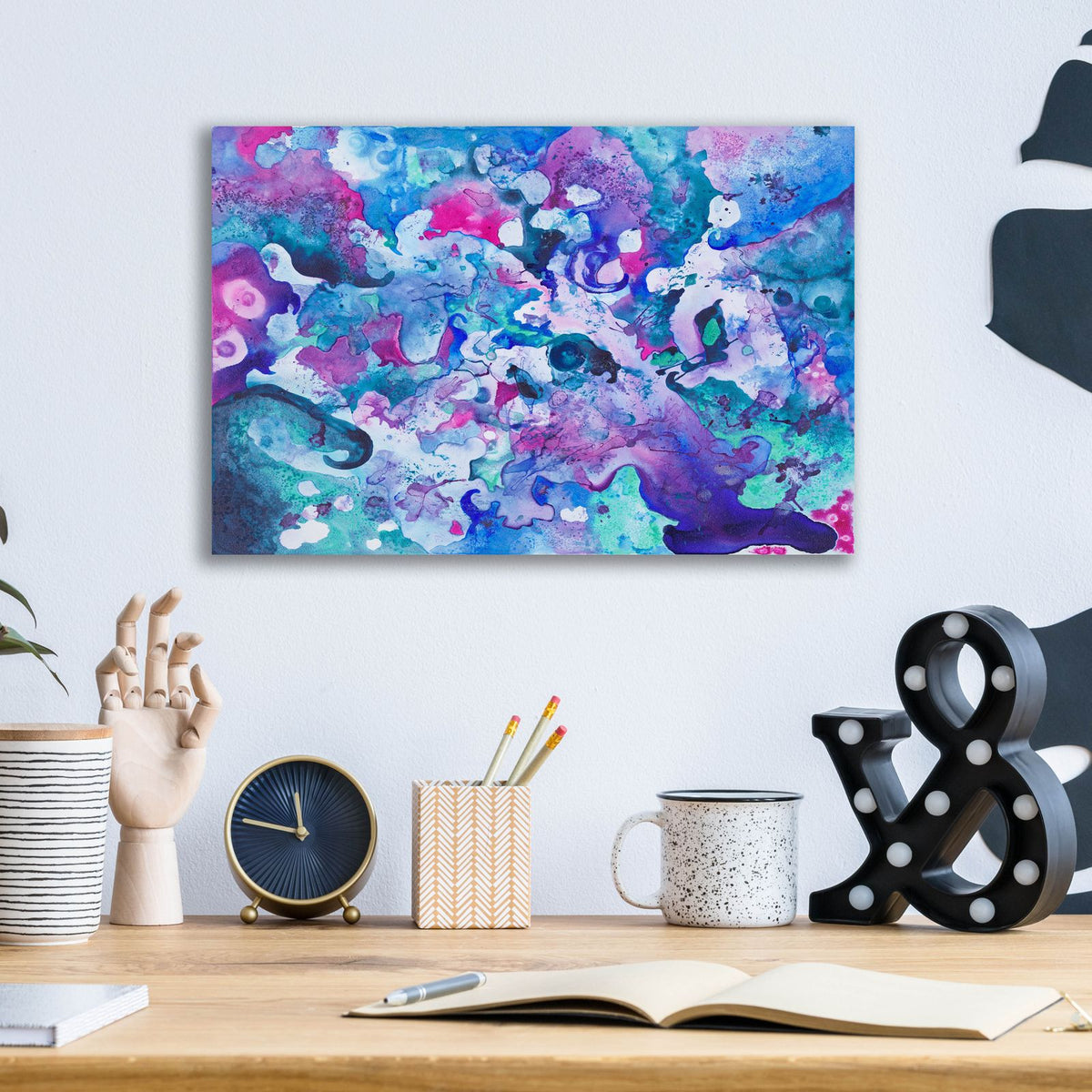 Luminous Darkness by Carissa Luminess - 16x12 acrylic wall art in a room