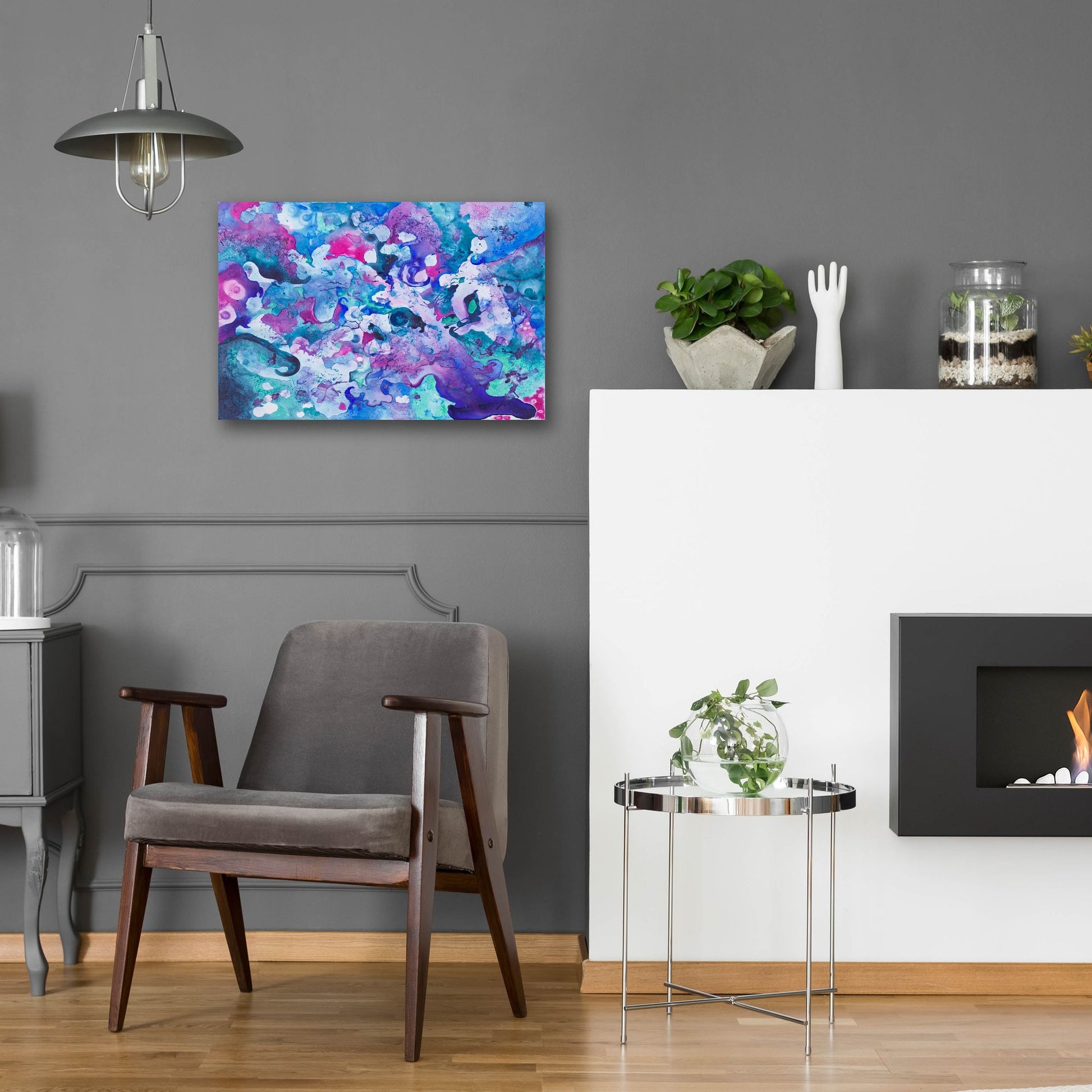 Epic Art 'Luminous Darkness' by Carissa Luminess, Acrylic Glass Wall Art,24x16