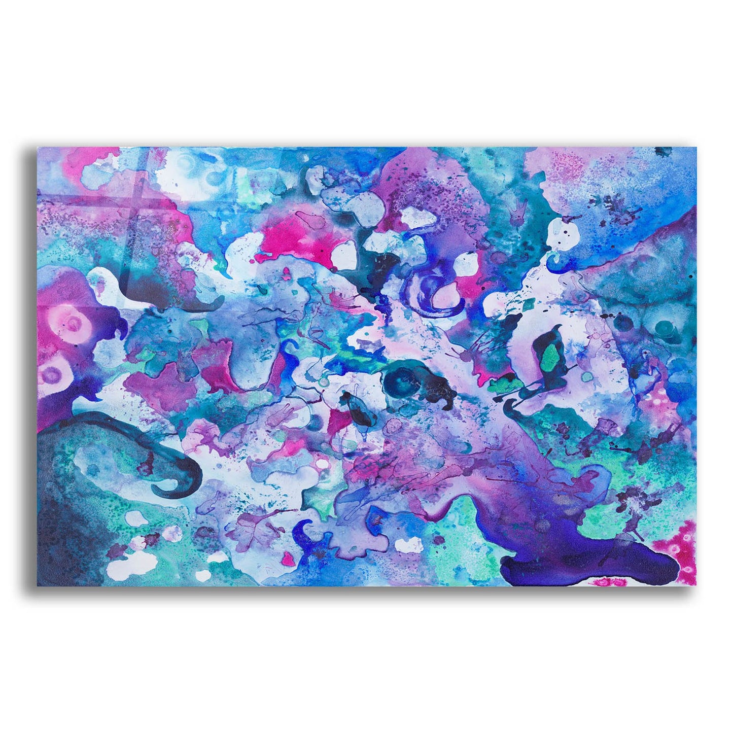 Epic Art 'Luminous Darkness' by Carissa Luminess, Acrylic Glass Wall Art,24x16