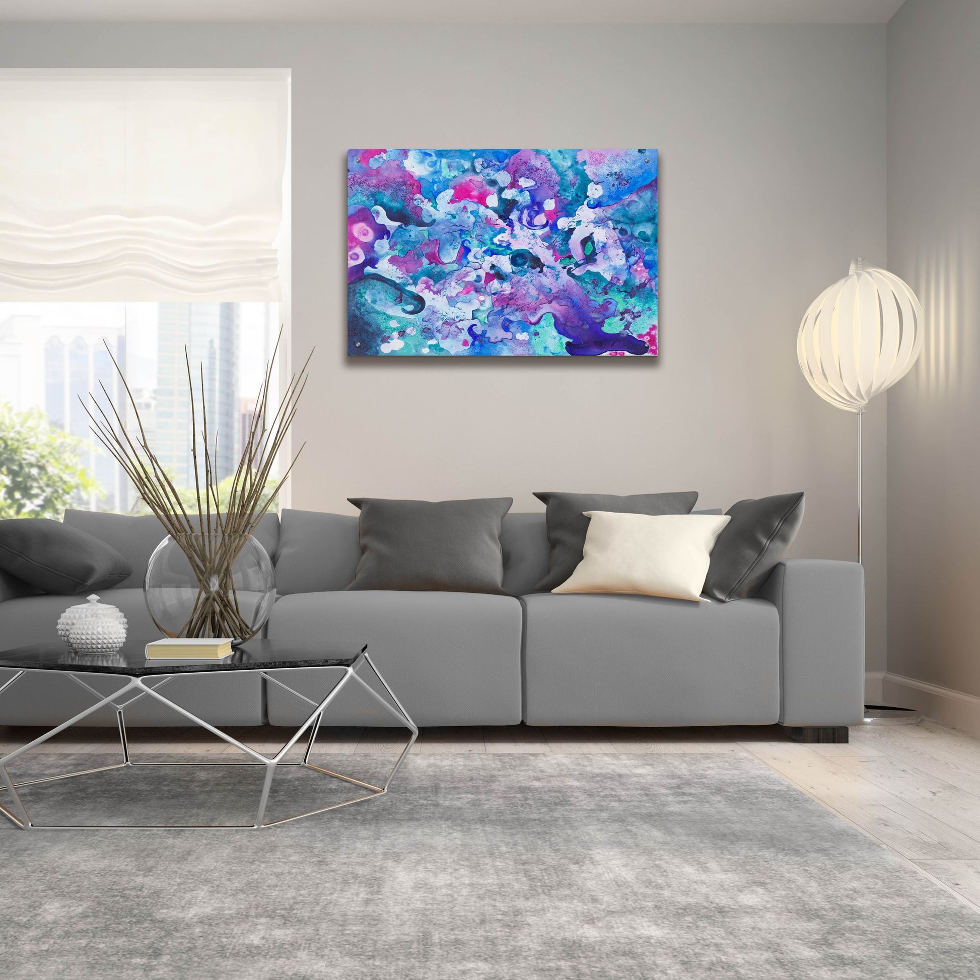 Epic Art 'Luminous Darkness' by Carissa Luminess, Acrylic Glass Wall Art,36x24