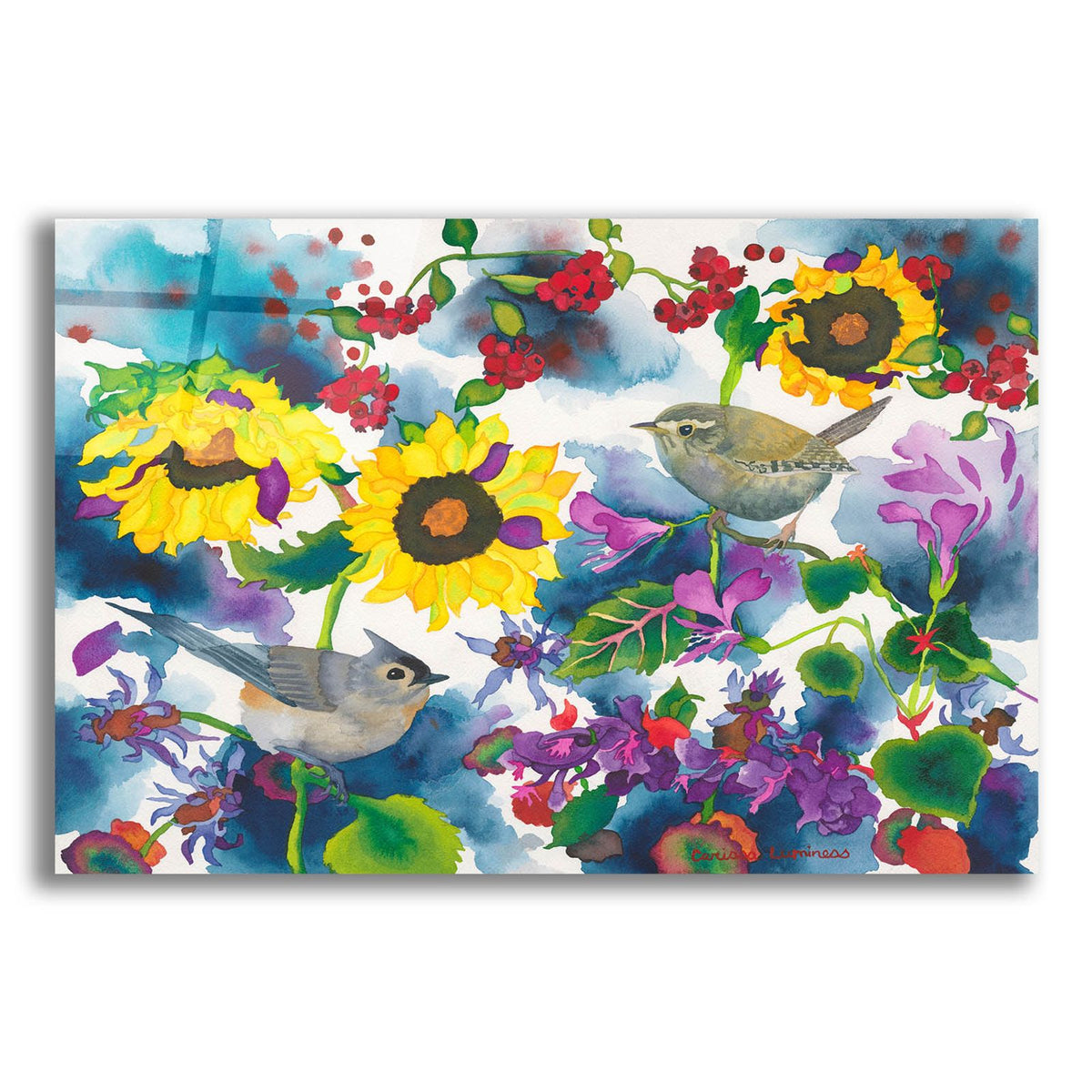 Titmouse & Wren by Carissa Luminess acrylic glass wall art
