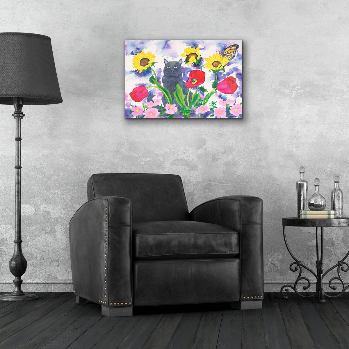 Russian Blue by Carissa Luminess - 24x16 acrylic wall art in a room