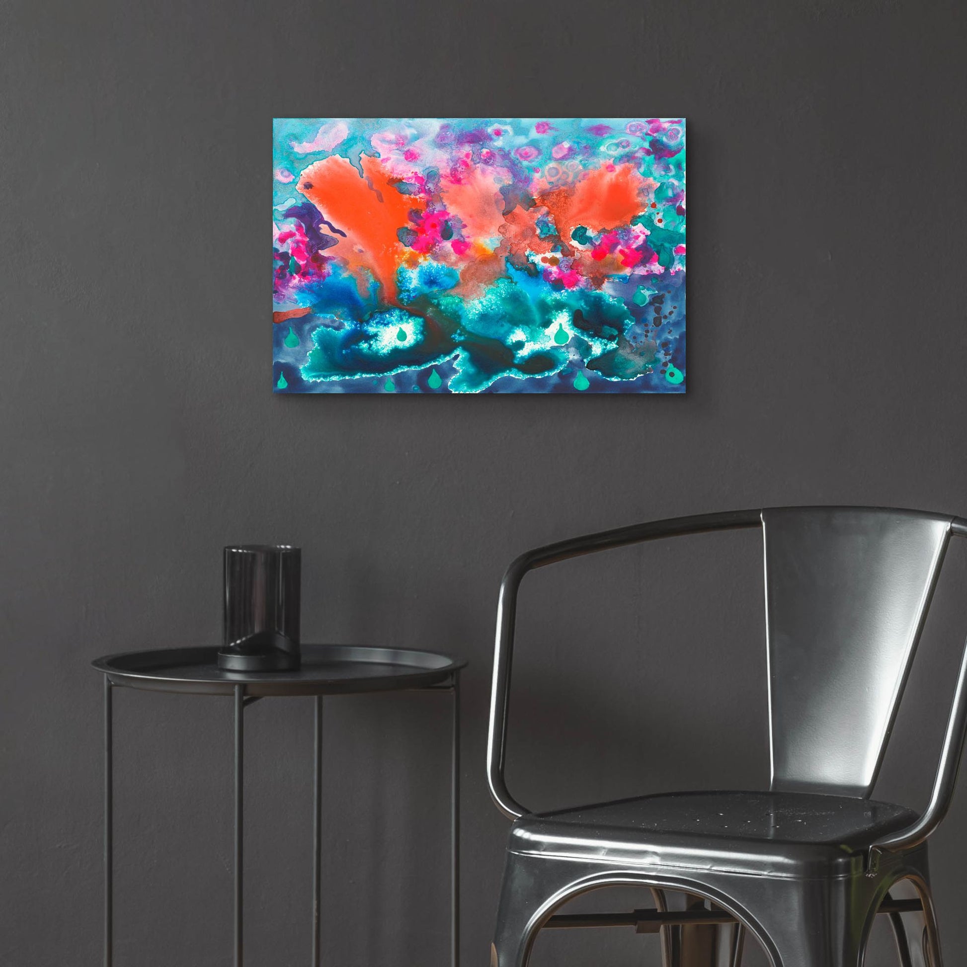 Epic Art 'Tropical Storm' by Carissa Luminess, Acrylic Glass Wall Art,24x16