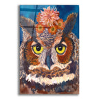 Great Horned Owl by Carissa Luminess acrylic glass wall art