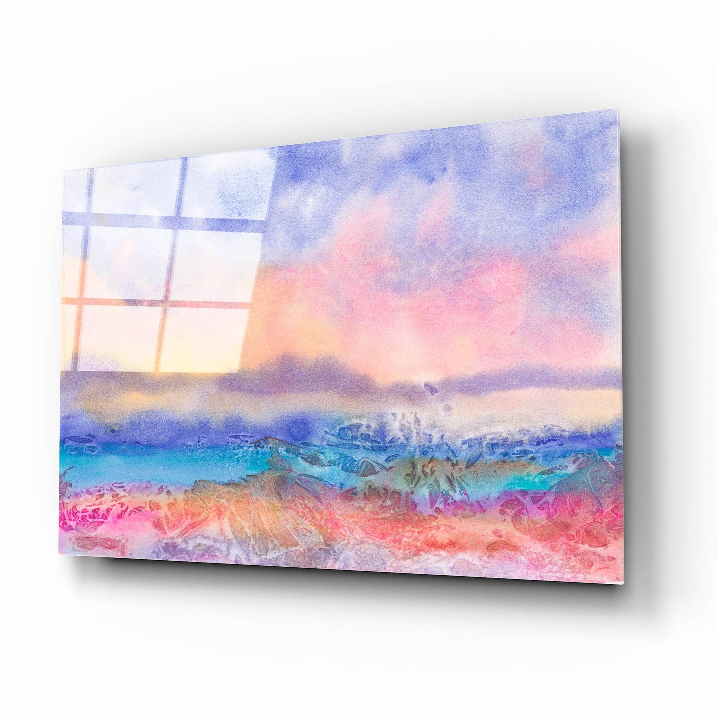 Epic Art 'Island Mystique' by Carissa Luminess, Acrylic Glass Wall Art,16x12