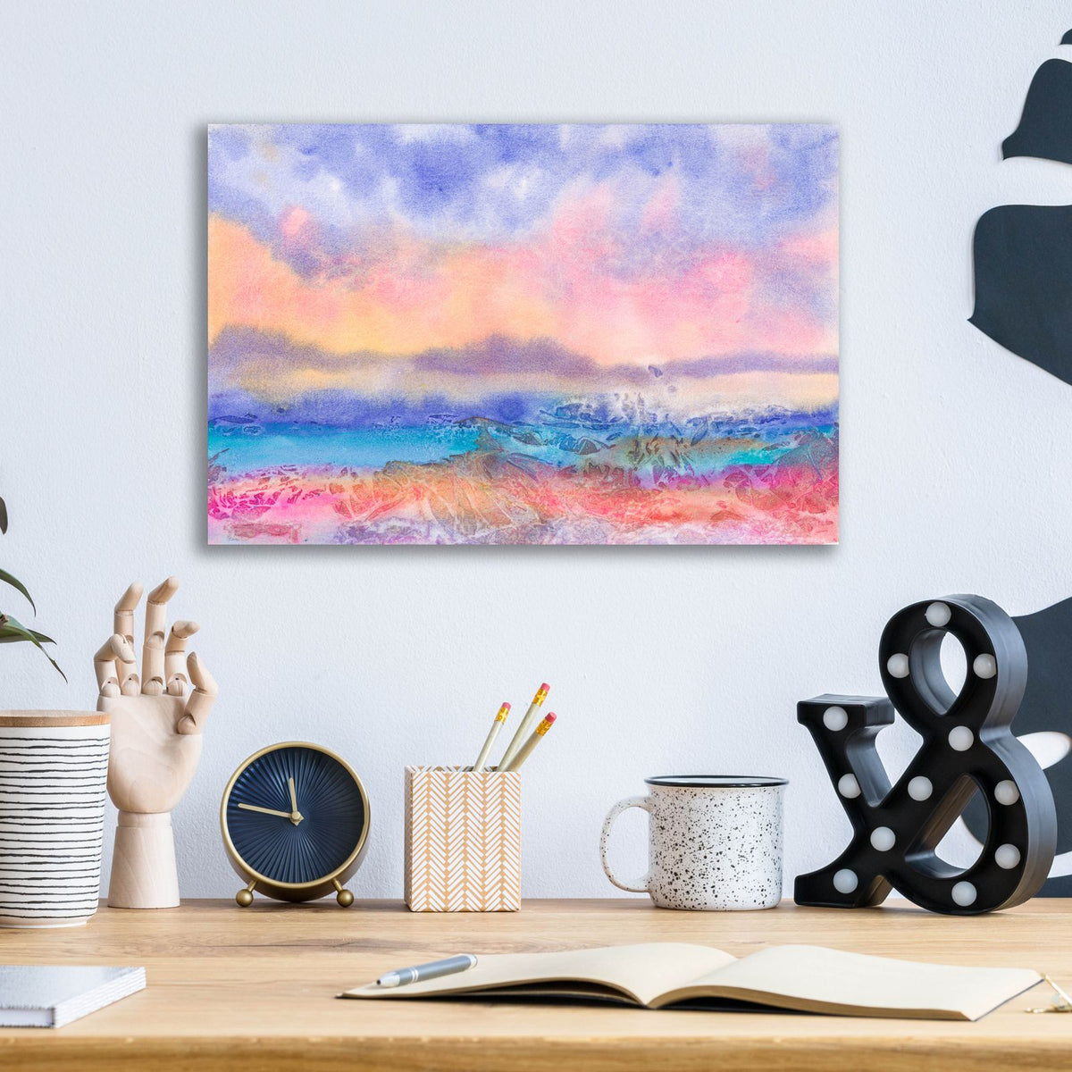 Island Mystique by Carissa Luminess - 16x12 acrylic wall art in a room