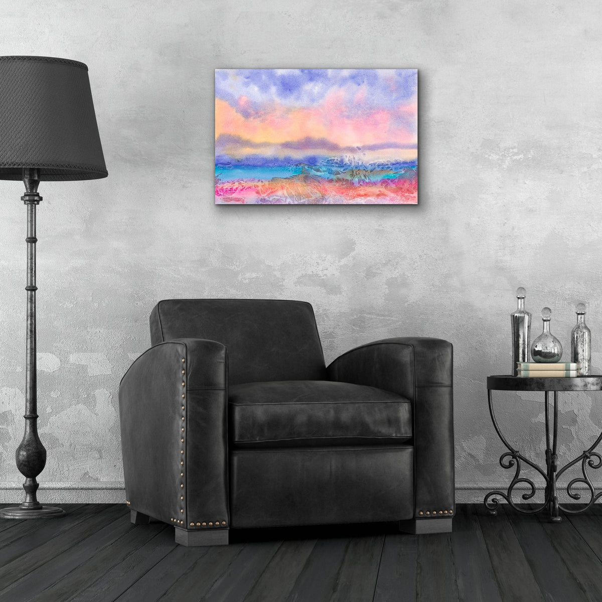 Island Mystique by Carissa Luminess - 24x16 acrylic wall art in a room