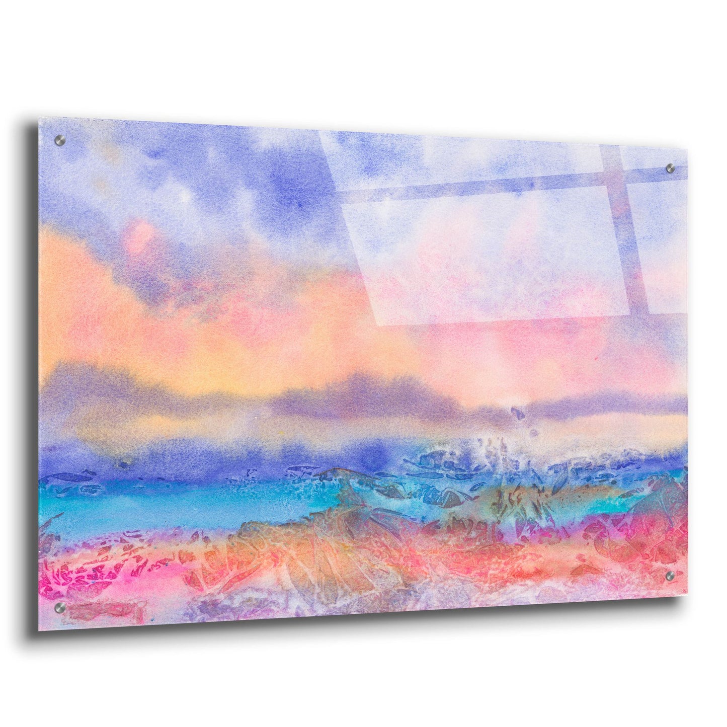 Epic Art 'Island Mystique' by Carissa Luminess, Acrylic Glass Wall Art,36x24