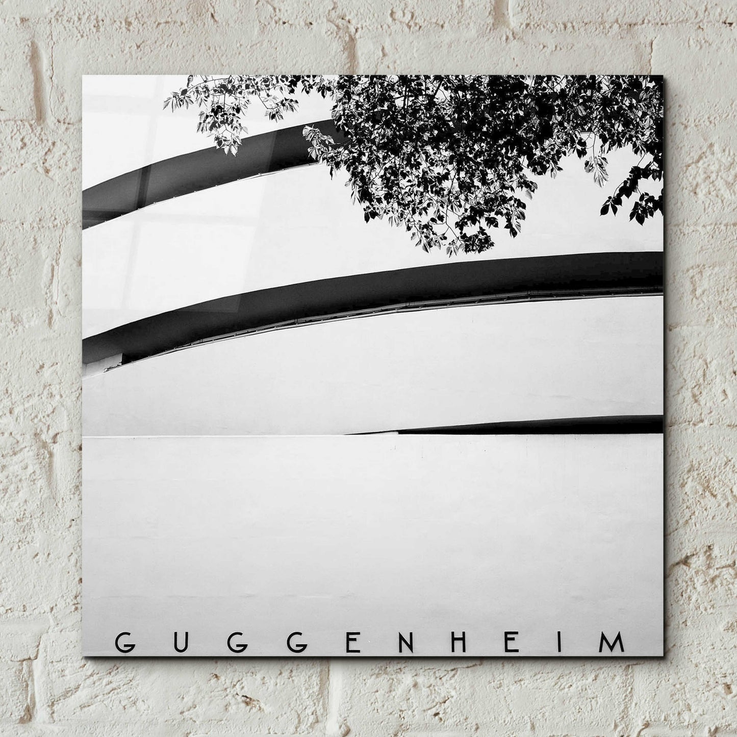 Epic Art 'NYC Guggenheim' by Nina Papiorek, Acrylic Glass Wall Art,12x12