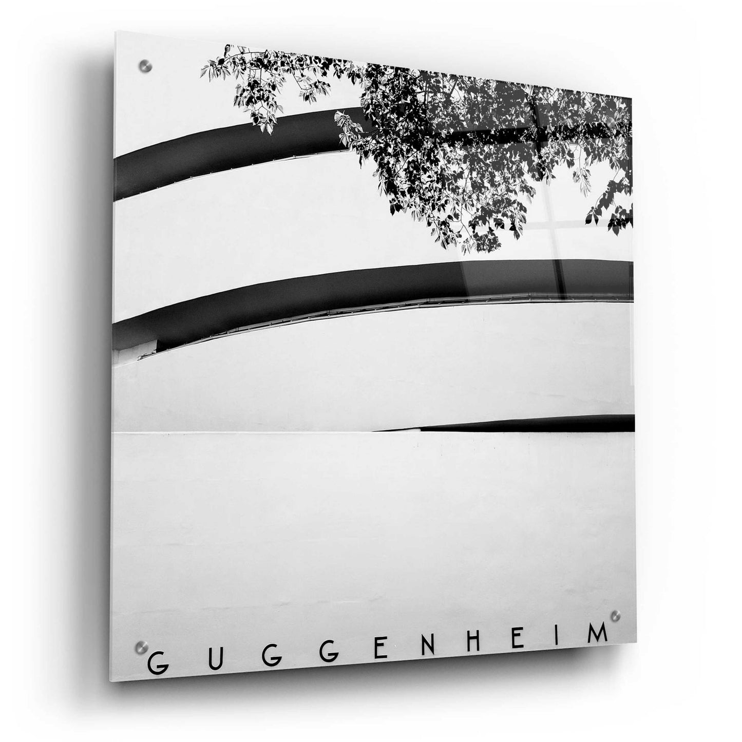 Epic Art 'NYC Guggenheim' by Nina Papiorek, Acrylic Glass Wall Art,24x24