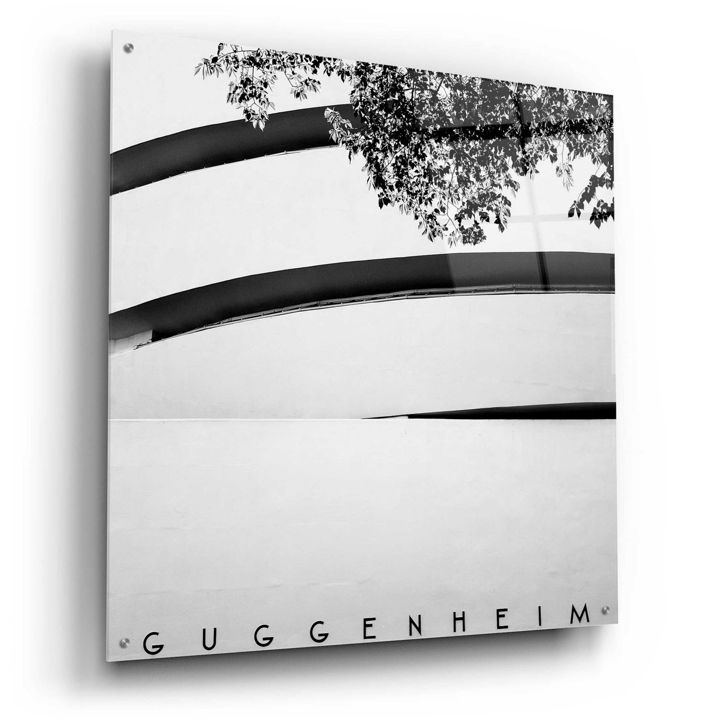 Epic Art 'NYC Guggenheim' by Nina Papiorek, Acrylic Glass Wall Art,36x36